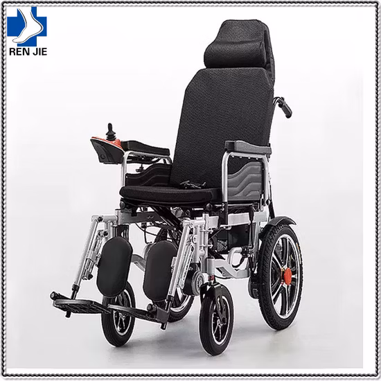 Sedia a rotelle manuale portatile da trasporto in alluminio leggero per disabili e anziani